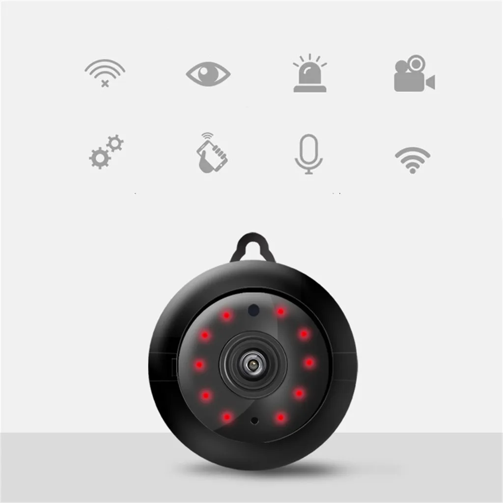 Мини Wi Fi/IP камера беспроводная Fi HD 720P Скрытая домашняя Камера Безопасности ИК
