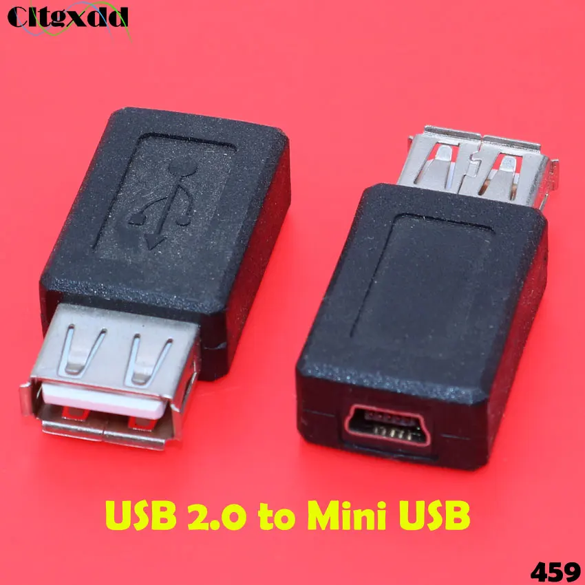 Cltgxdd 1 шт. OTG 5pin F/M Mini USB Micro USB 2,0 адаптер переходник USB для мужчин и женщин Micro USB адаптер для автомобильных MP3 телефонов Conve