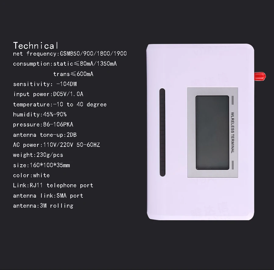 1 комплект) фиксированной GSM терминалов 800/850/1800/1900 Quad Band Беспроводной SIM карты обмена Поддержка 2G может изменить IMEI модуль