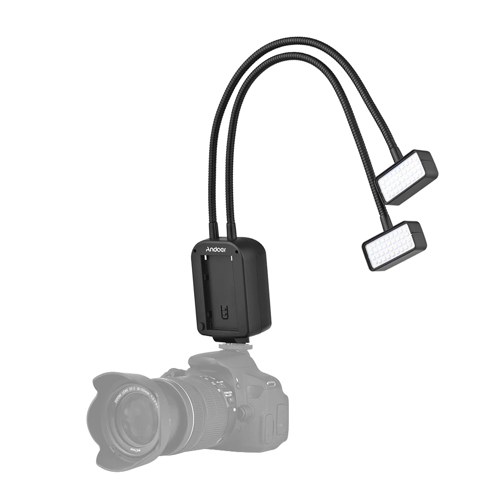 Andore GN15 светильник для макросъемки Speedlite с гибким металлическим шлангом регулируемый угол для Canon Nikon sony Fujifilm DSLR камеры