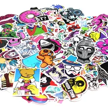 100 Pcs Waterproof Mixed DIY Motorcycle moto Bike Car Stickers Decal laptop luggage Skateboard Sticker car Styling Decal Sticker