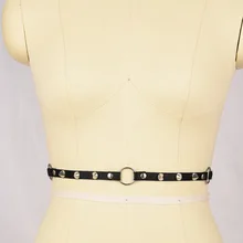 Клетки тела рок паб девушка Связывание клетке бюстгальтер шипами сексуальный пояс белье Жгут Заклёпки Harajuku Rave одежда костюмы на Хэллоуин