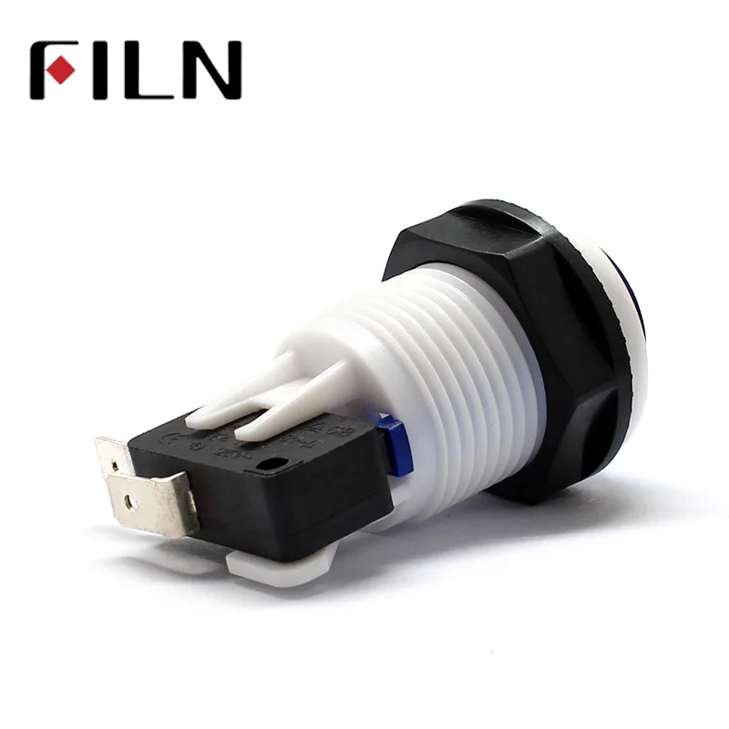 5 Colors small Round Arcade Video Game Player Push Button Switch Durable Multicade MAME Jamma Game Long Switch (3)