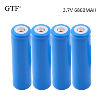 

4pcs 3.7V 6800mah 18650 Li-ion Battery rechargeable battery 18650 battery For RC Toy shaver LED light powerbank remote control