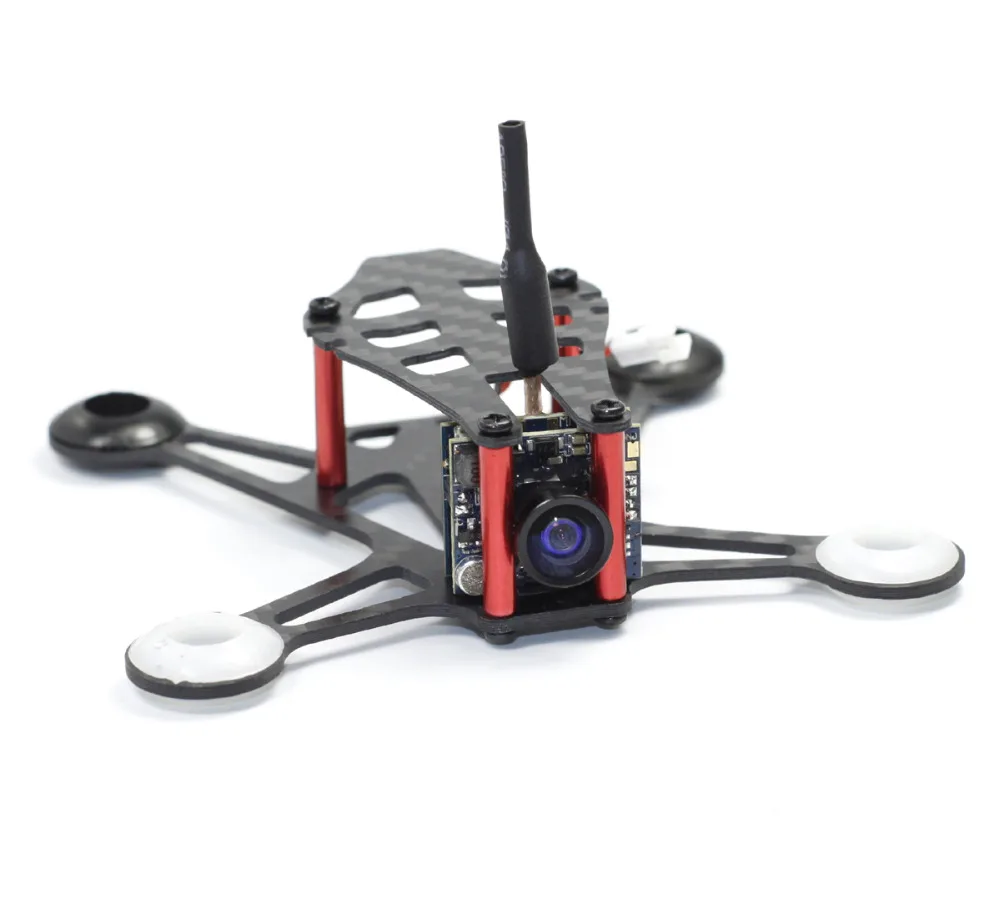 Hobbymate 마이크로 실내 fpv quadcopter 95mm 탄소 섬유 프레임 키트 지원 8520 모터 1 s 및 2 s