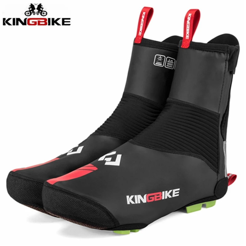 Чехол для велосипедных ботинок KINGBIKE зимняя обувь езды на велосипеде MTB