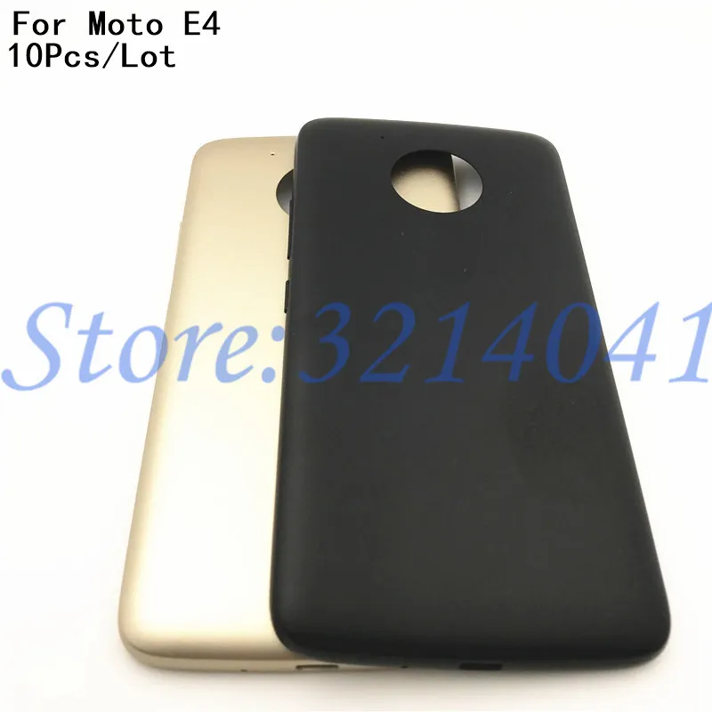 

10Pcs/Lot Good quality New Battery Door Back Cover Housing Case For Motorola Moto E4 (USA Version) With Logo