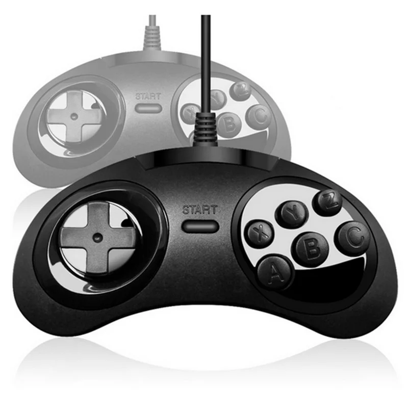 for SEGA Genesis/MD2 Y1301 USB Gamepad Game Controller 6 Buttons SEGA USB Gaming Joystick Holder for PC MAC Mega Drive Gamepads for SEGA Genesis/MD2 Y1301 USB Gamepad Game Controller 6 Buttons SEGA USB Gaming Joystick Holder for PC MAC Mega Drive Gamepads