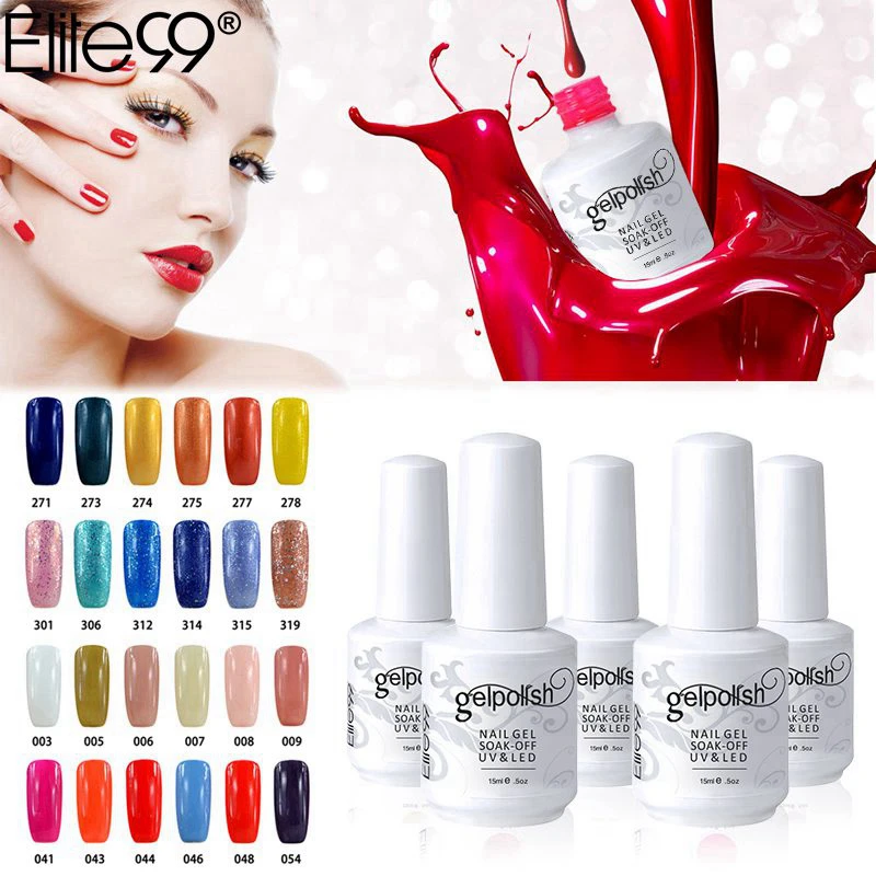 Cashback Offer for  Elite99 Profeesional UV Gel Nail Manicure Nail Art Decorations Good Quality Soak Off UV LED Gel Nai