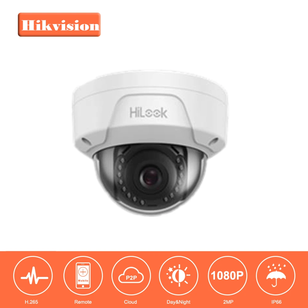 2MP Network IP Bullet CCTV Camera PoE 4mm ONVIF Hikvision OEM Version 