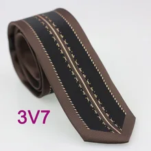 Yibei Coachella Галстуки Браун пограничной черный низ-желтый мелкий горошек бежевый в Вертикальную Полоску Галстуки Mens Slim Средства ухода за кожей шеи галстук 6 см Средства ухода за кожей Шеи Галстук