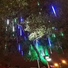 Светодиодные лампы, метеоритный 3528-78 светодиодов 80 см, 2 Вт/шт., набор светодиодных трубок для метеоритного дождя, световая гирлянда, водонепроницаемая, 50 шт./лот