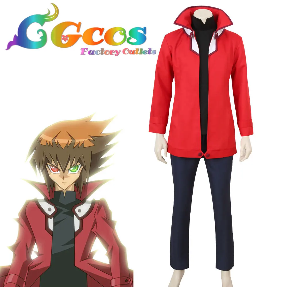 

CGCOS Free Shipping Cosplay Costume Yu-Gi-Oh ! GX Jaden Yuki New in Stock Retail /Wholesale Halloween Christmas Uniform