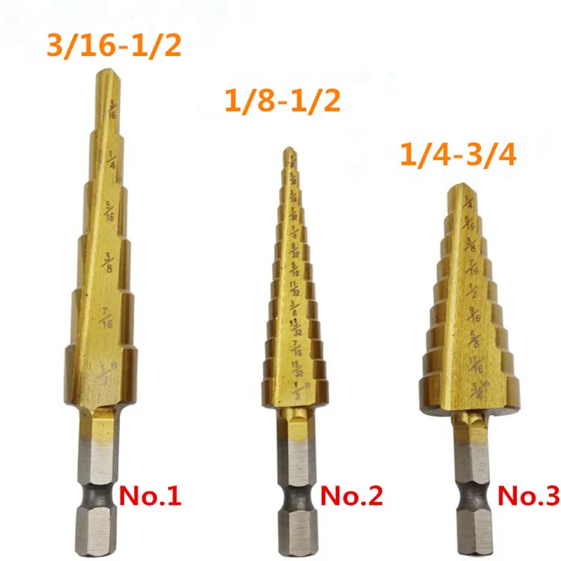 3 16 1 2 1 8 1 2 1 4 3 4 Hss step Cone