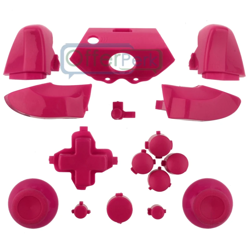 

Solid Pink Custom Full Buttons Set Mods Dpad ABXY Guide for Xbox One Controller #XOJ0711