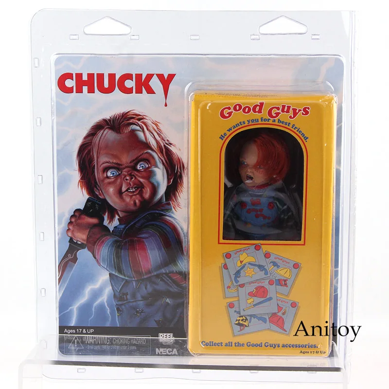 Горячие игрушки NECA Good Guys Childs Play Чаки ПВХ фигурка Коллекционная модель игрушки 11 см