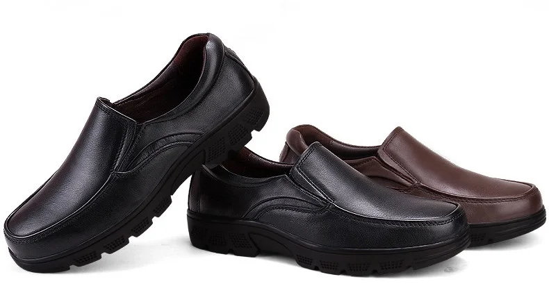 Размер 38-50, мужская обувь из натуральной кожи модельные туфли в деловом стиле мокасины на плоской подошве без шнуровки, новая мужская повседневная обувь мужская деловая обувь