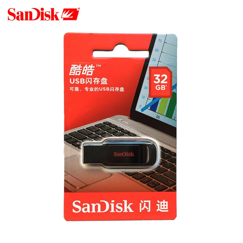 USB 2 0 SanDisk CZ61 флэш накопитель 8 ГБ 128 Гб 64 высокоскоростной мини Micro 32 16 накопитель|USB