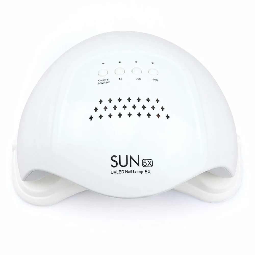 

Smart 48W UV LED Nail Lamp Gel Nail Polish Dryer Nails Art Gel Curing Light Switchable 24W Electric Nail Dryer SUN 5X