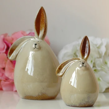 

2pcs Unique Ceramic Piggy Bank Creative Cartoon Couple Rabbit Money Box European Style Money Saving Box Moneybox Wedding Gift