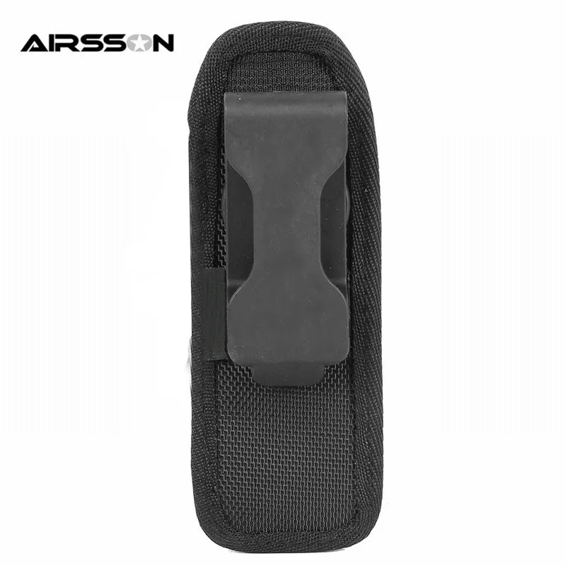 360 Degrees Rotatable LED Flashlight Pouch Holster With Clip Belt Molle Lighting Accessories Torch Case Torch Cover Hunting Bag