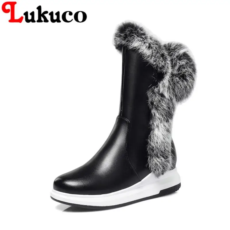 

2018 CONCISE STYLE winter lady boots plus size 36 37 38 39 40 41 42 43 high quality low prices real pictures free shipping