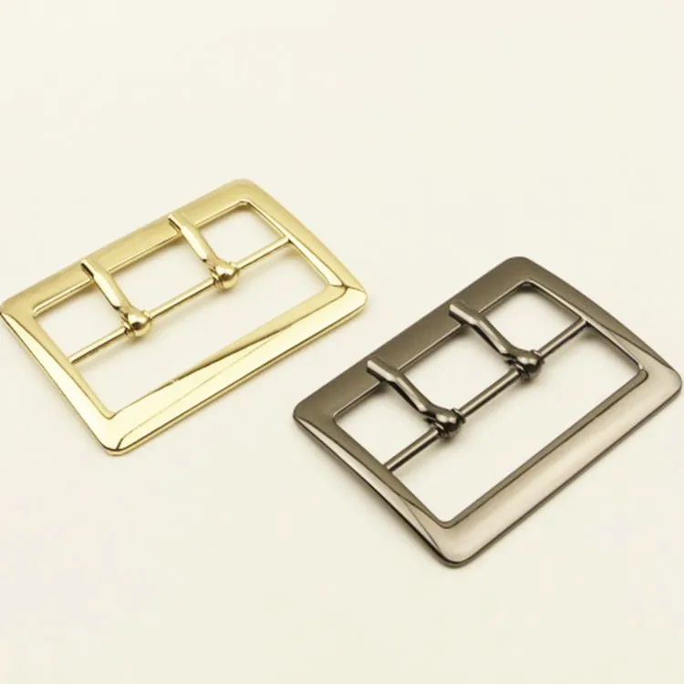 2Pcs High Quality Double Pins Belt Buckle For Men Spare Adjustable Bag