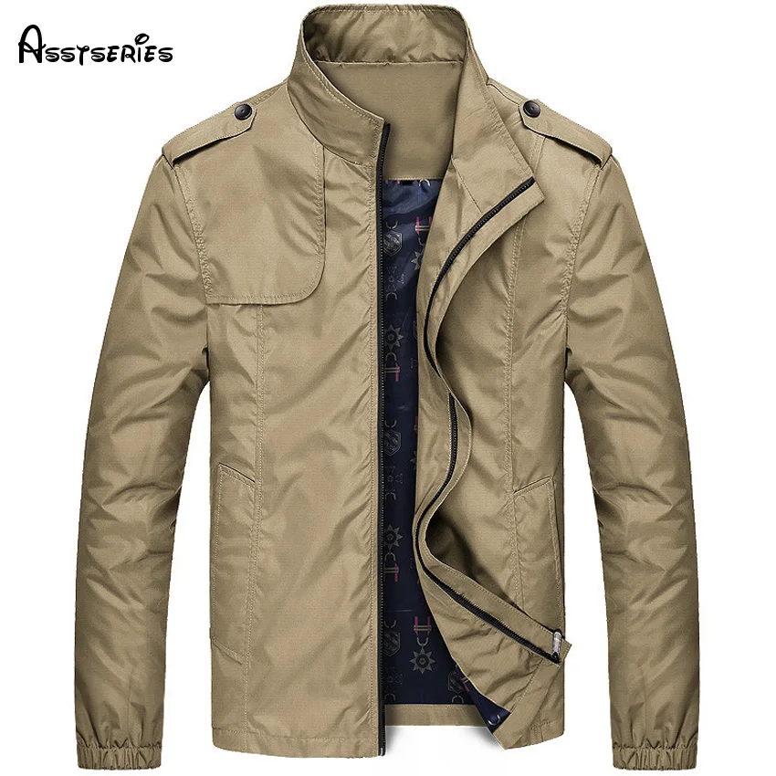 free shipping man thin jacket 2018 spring and autumn wear casual ...