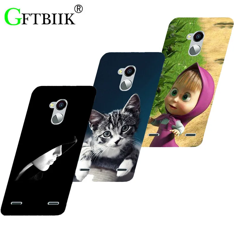 

Hot Ultra Thin Back Cover For ZTE Blade V7 Lite V7Lite Blade V6 Plus A2 Protective Phone Case Horse Dog Cat Tiger Fruits Cases