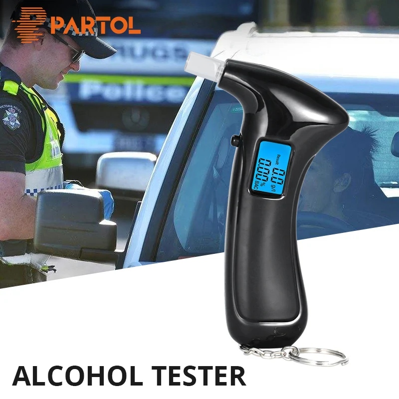 Partol цифровой алкотестер для дыхания Портативный Профессиональный Точный
