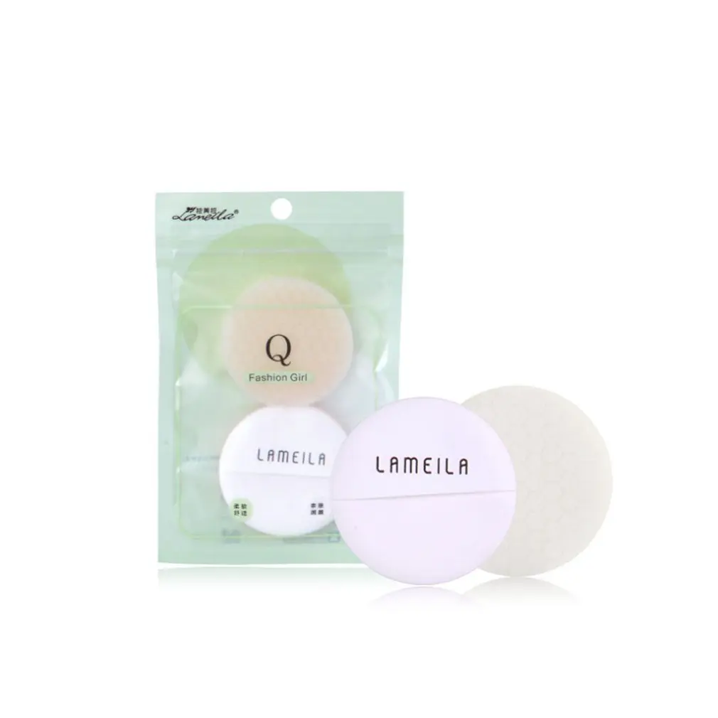 

Lameila Girl Comestic Tool Practical Non-latex Loose Powder Puff Multi-function Cosmetic Sponge Soft Sponge Durable