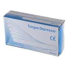 100 шт. дерево Воск Щупы для мангала Воск ing маникюр/педикюр Спецодежда медицинская язык деревянный депрессорные Воск ing Лопаточки для татуировки Accessoire de татуировки