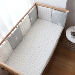 Baby Bumpers In The Crib For Newborns Nordic Cute Cartoon Pattern Crib Protector For Kids Baby Room Decoration 30x30cm 6Pcs Lot Baby Bumpers In The Crib For Newborns Nordic Cute Cartoon Pattern Crib Protector For Kids Baby Room Decoration 30x30cm 6Pcs Lot