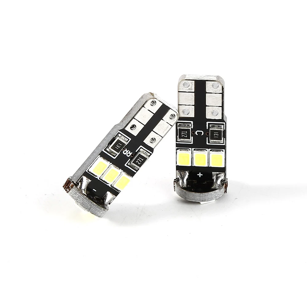 2 шт. T10 5050 9SMD W5W 2825 158 192 Led Canbus автомобилей светодиодные лампы светильник Canbus Светодиодная Лампочка без Obc Error - Испускаемый цвет: Белый