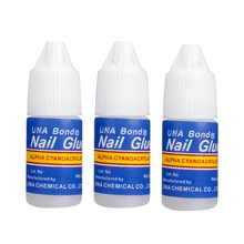 Graceful 3 Pcs/Set Nail Glue Use for Rhinestones Nail Stickers False Tips High Quality Nails Decoration Beauty OCT13