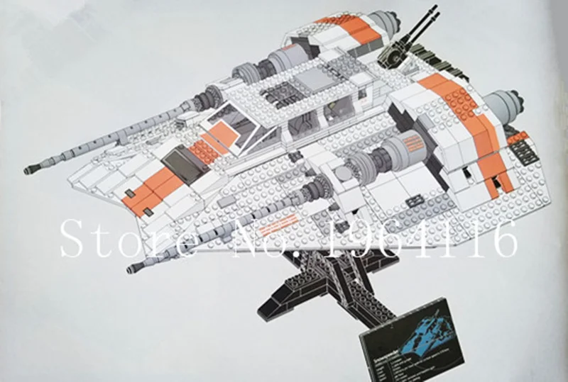 

New 05084 Star series the Snowspeeder Model Building Bricks set compatible 75144 Classic education Toy for children
