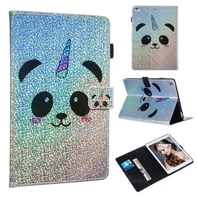 Мигающий мультфильм чехол для планшета iPad Air 12 9,7 iPad Pro 9,7 iPad 9,7 смарт-чехол для планшета из искусственной кожи - Цвет: For iPad Air12 20178