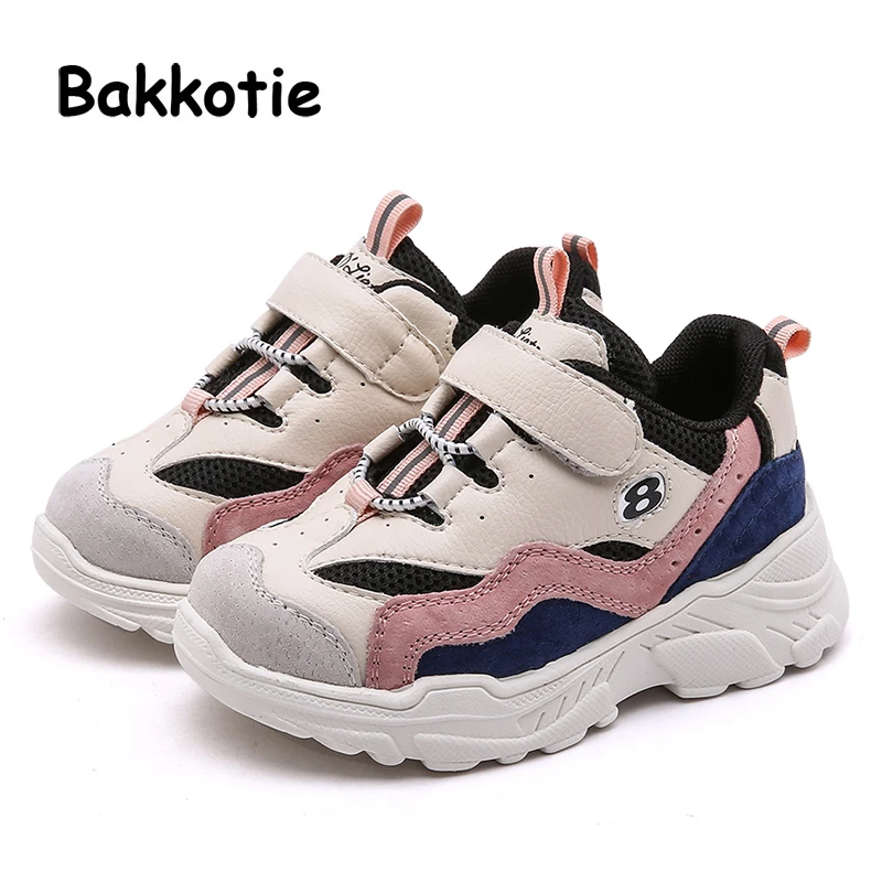 

Bakkotie Spring Girl Black Brand Soft Shoe Children Casual Sneakers Baby Boy Mesh Shoes Toddler Sport Shoes Trainer 2019 New