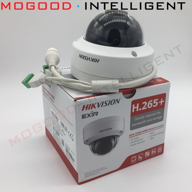 HIKVISION английская версия DS-2CD2185FWD-IS 8MP PoE H.265 IP купольная камера Поддержка ONVIF аудио I/O EZVIZ P2P IR 30 м водонепроницаемый