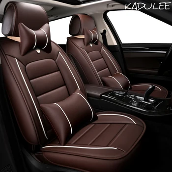 

KADULEE Luxury Leather Car seat cover For Suzuki Jimny Grand Vitara Kizashi Swift SX4 automobiles seat cover auto accessories