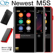 Shanling M5S Bluetooth MP3 плеер WiFi Apt-X без потерь портативные музыкальные плееры retina DOP DSD256 Hi-Res аудио сбалансированный