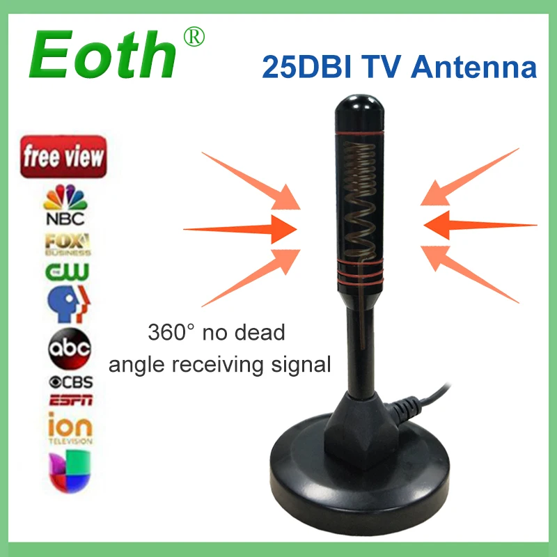 

Free TV Fox HD Digital DTV Indoor TV Antenna TVFox HDTV Antena DVB-T DVB-T2 VHF UHF ISDB ATSC DVB Signal Receiver TV Aerial