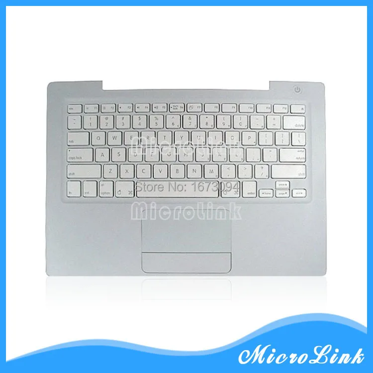 

Used for Macbook A1181 13.3" WHITE US Top Case Palmrest with Trackpad & Keyboard