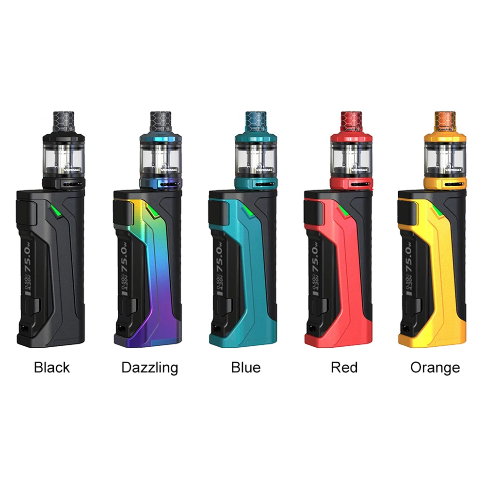 Оригинальный комплект Wismec CB 80 2 мл AMOR NS Pro Atmoizer Tank W/WS01 WS04 Coil Вт Box MOD Vape электронной