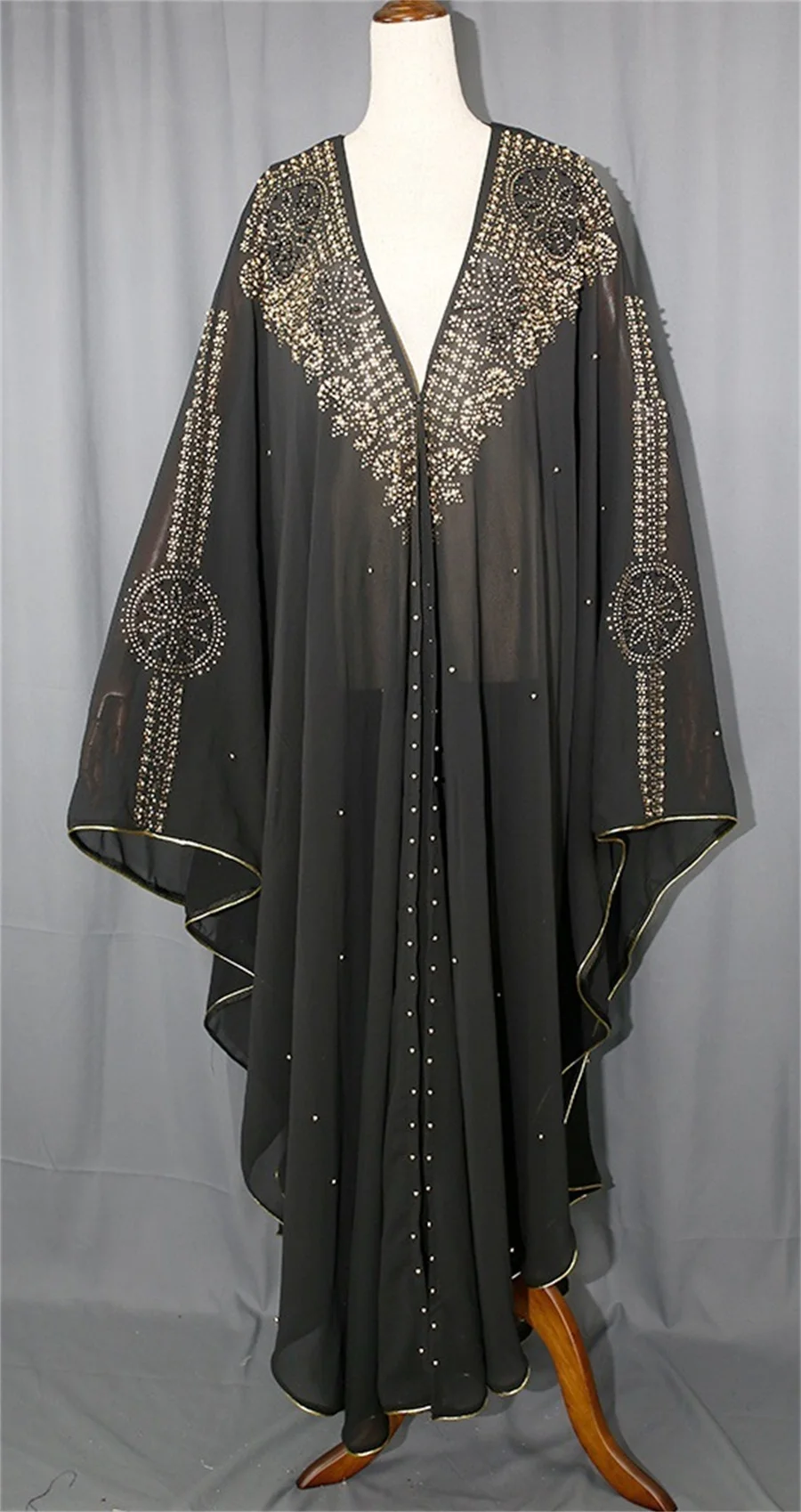 Siskakia размера плюс Jalabiya Dashiki платья для женщин алмазные бусины африканская одежда Дубай abaya мусульманские Вечерние халаты с капюшоном
