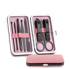Haicar ногти искусство набор 8 шт. Нержавеющая сталь кусачки для ногтей Ножницы костюм набор наборы Маникюр Прямая поставка 40