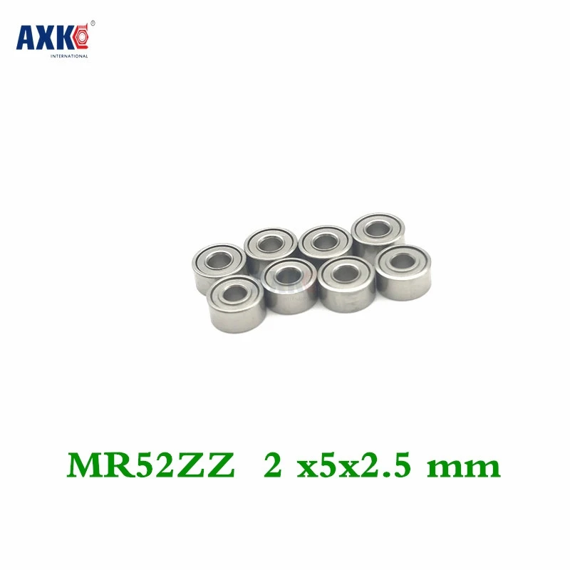 

Axk Free Shipping 10 Pcs Mr52zz Abec-5 2x5x2.5 Mm Deep Groove Ball Bearings Mr52 / L-520 Zz