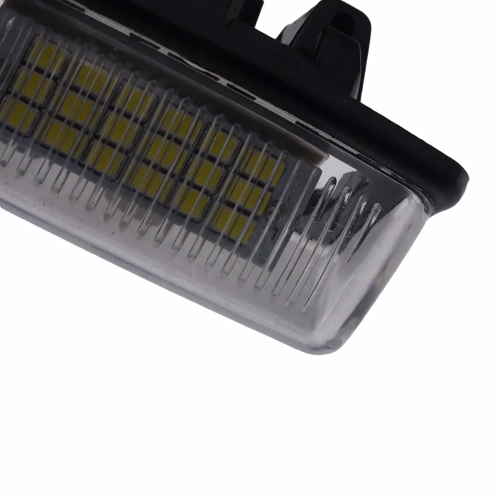 Eonstime 2 шт. автомобиля 12V 18LED Подсветка регистрационного номера SMD для Toyota Corolla_E11 Корона S180 Звездочка EP91 Vios Previa ACR50, GSR50