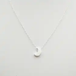 Женская мода минималистский Moon Кулон сладкий Цепочки и ожерелья