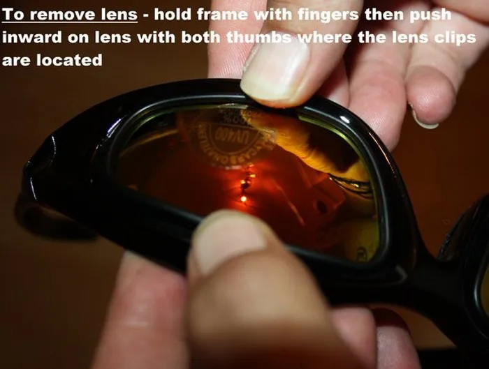 daisy c5 remove lenses